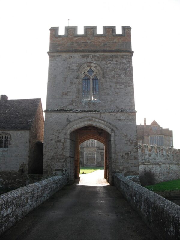 Broughton Castle stone work 4