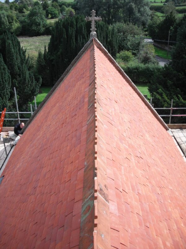 Church roof Beechampton 2