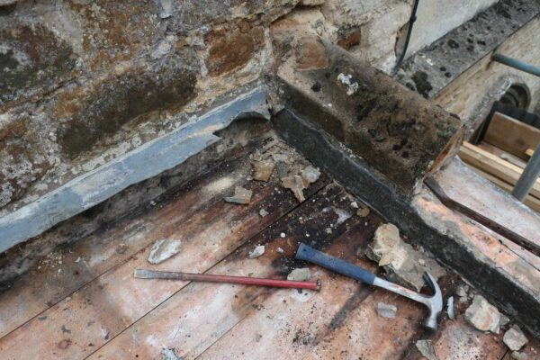 Roof edging damage
